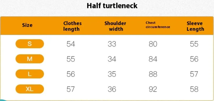 Fleece-lined Turtleneck Sweater