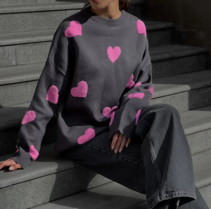 Cozy Heart Women's Sweater