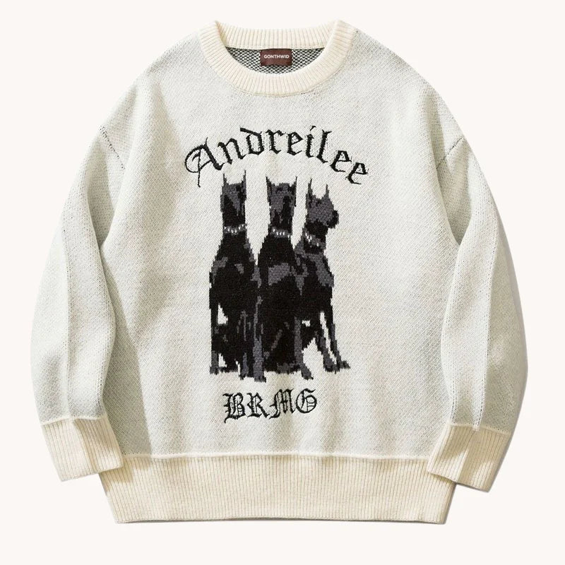 Vintage Doberman Sweater