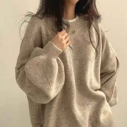 Long Sleeved Knitted Sweater