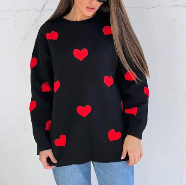 Cozy Heart Women's Sweater