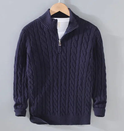 Zip Knit Men’s Sweater