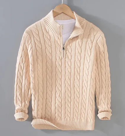 Zip Knit Men’s Sweater