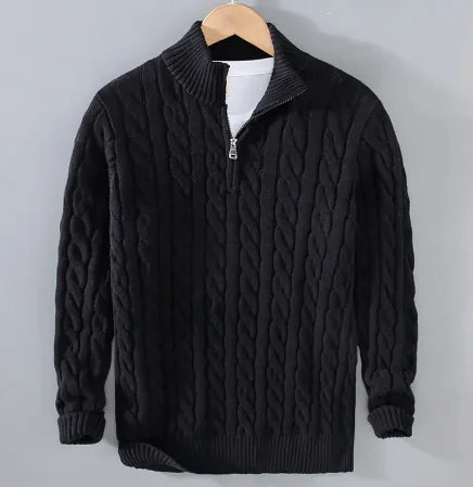 Zip Knit Men’s Sweater