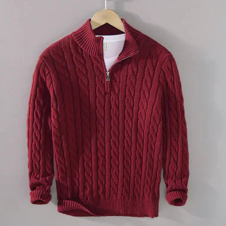 Zip Knit Men’s Sweater