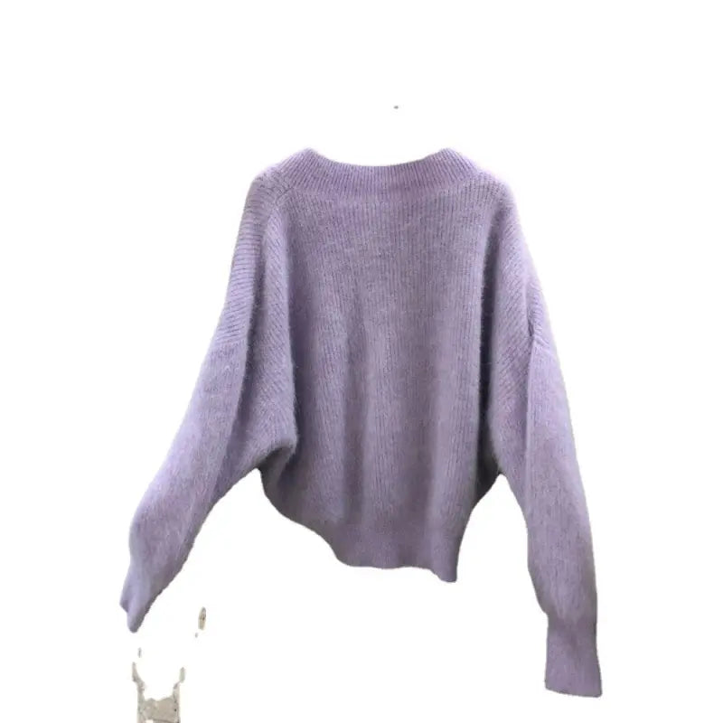 Mink Wool Knit Sweater